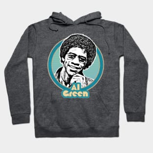 Al Green / Retro Aesthetic 70s Style Fan Design Hoodie